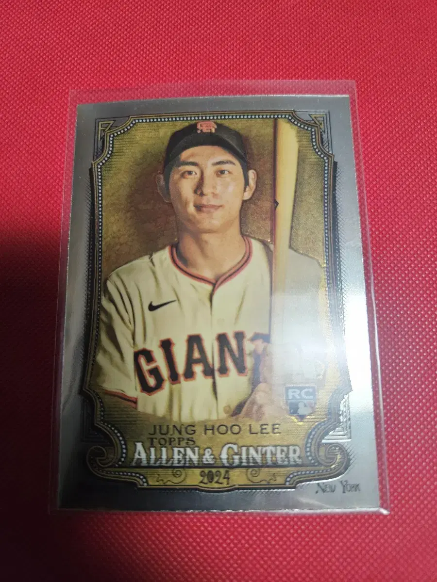 이정후 2024 Topps A&G Chrome 루키 카드